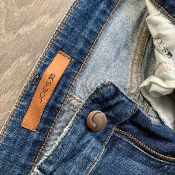 Joe's Jeans Icon Seneka Skinny Jeans medium wash Distressed Denim 25 - Picture 15 of 16